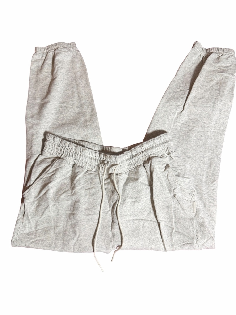 Women’s Gray Drawstring Jogger Pants L